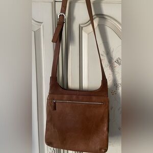 Nine West Brown Leather Messenger Bag